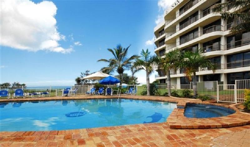 San Simeon Beachfront Apartments Tugun Gold Coast Eksteriør bilde